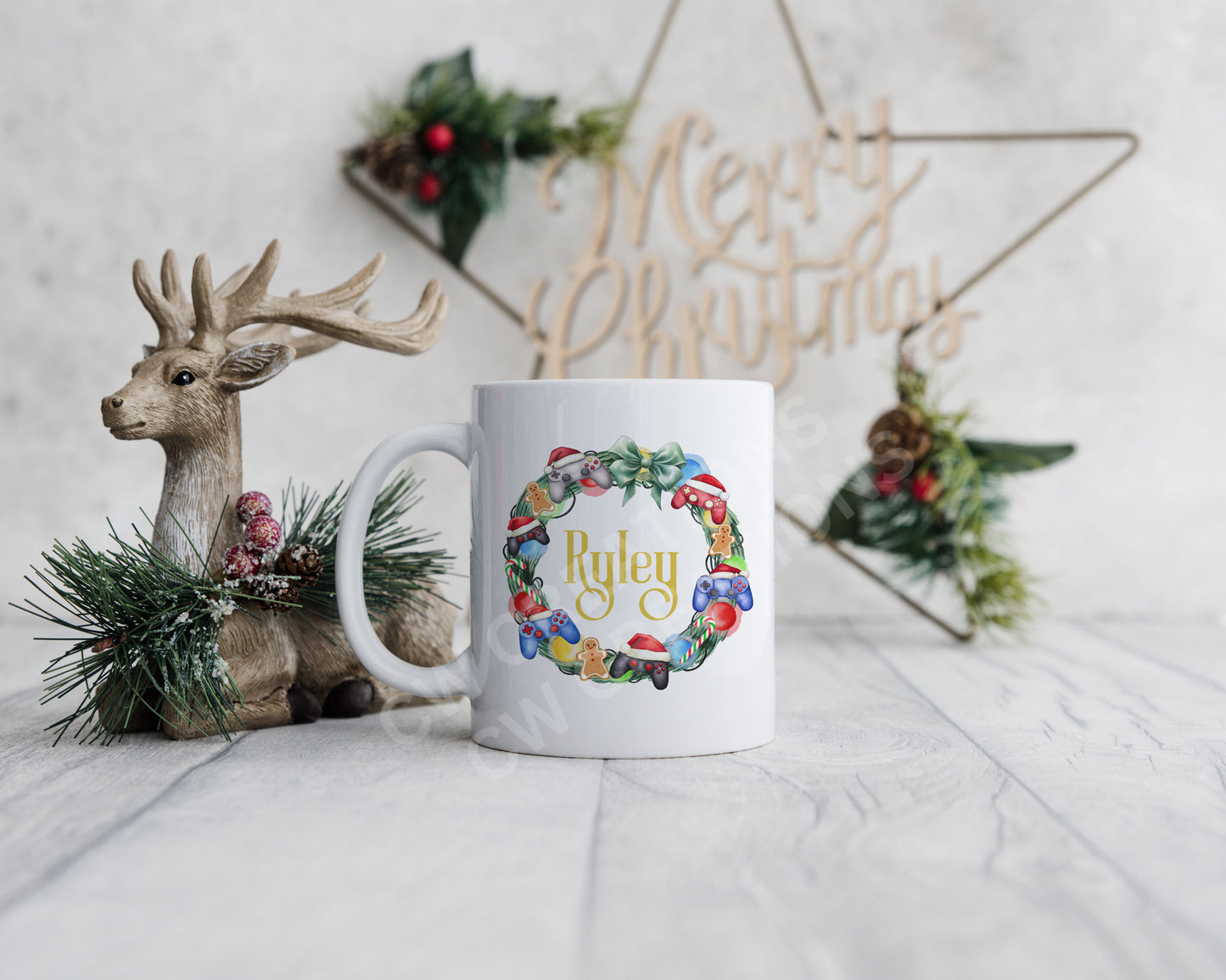 Gamer Wreath Mug