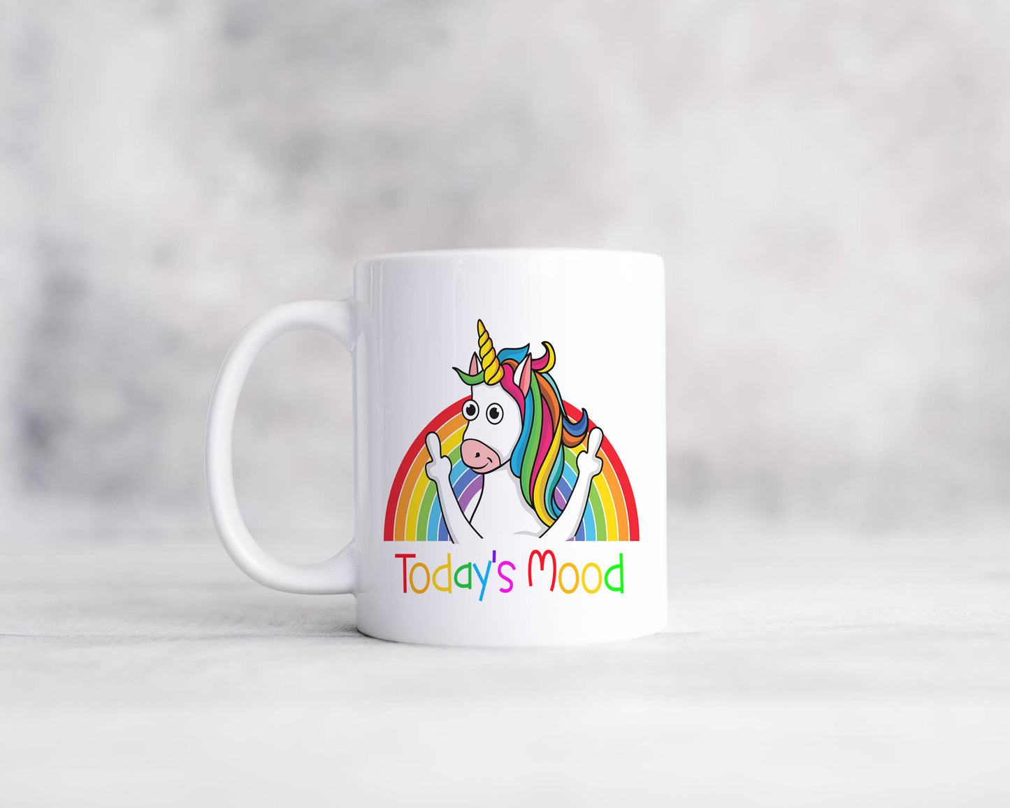 Todays Mood Sweary Unicorn Mug