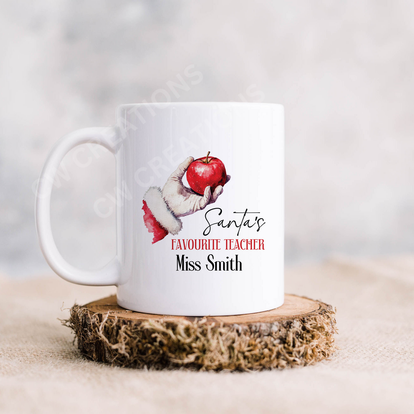 Santa's Favourite Teacher Mug