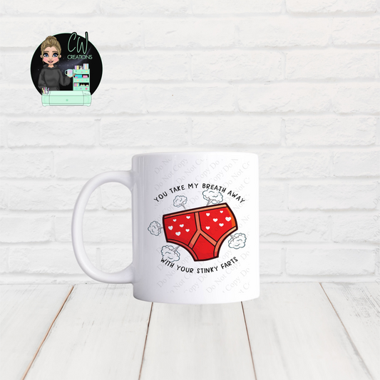 Stinky Farts Valentine Mug