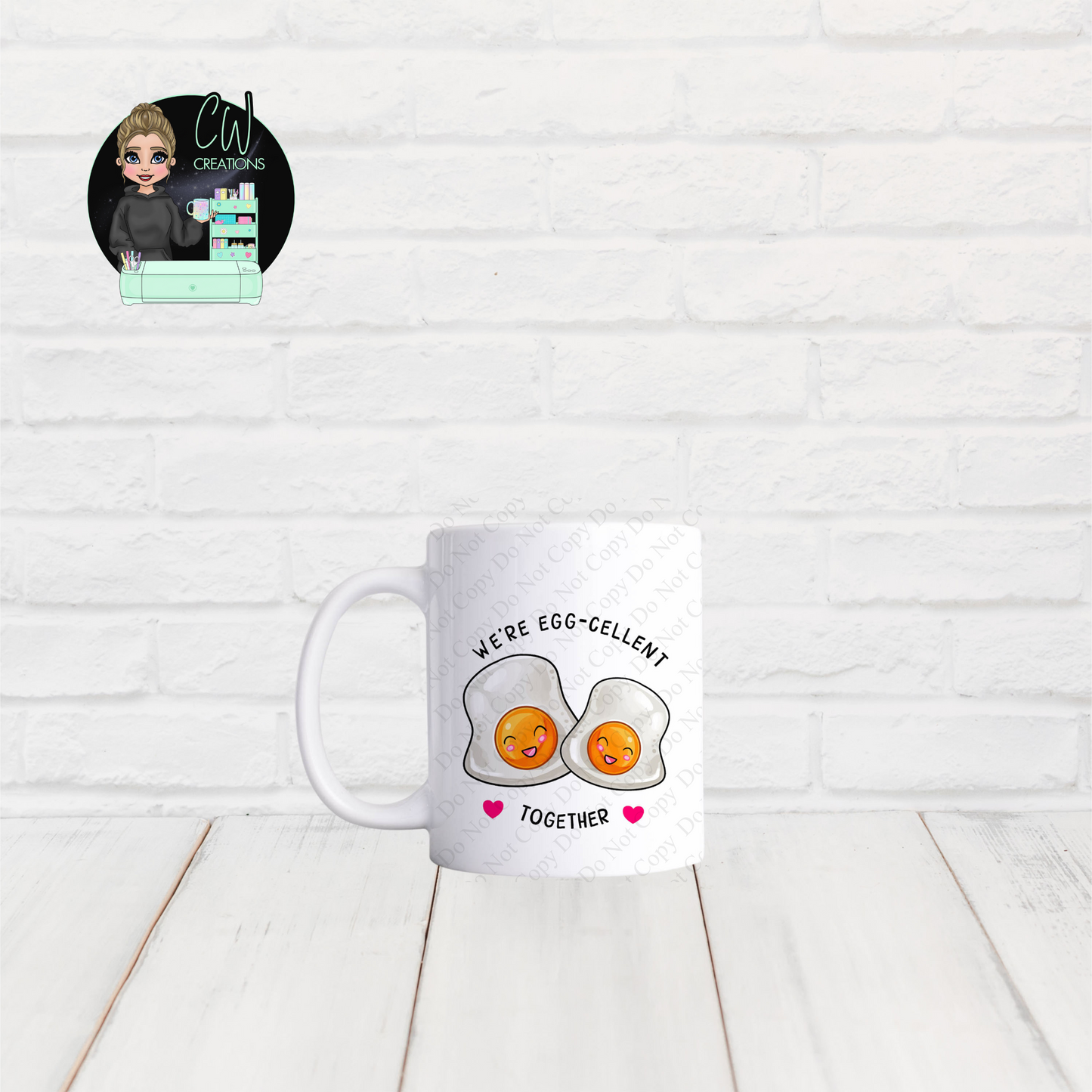 Egg-cellent Together Valentine Mug