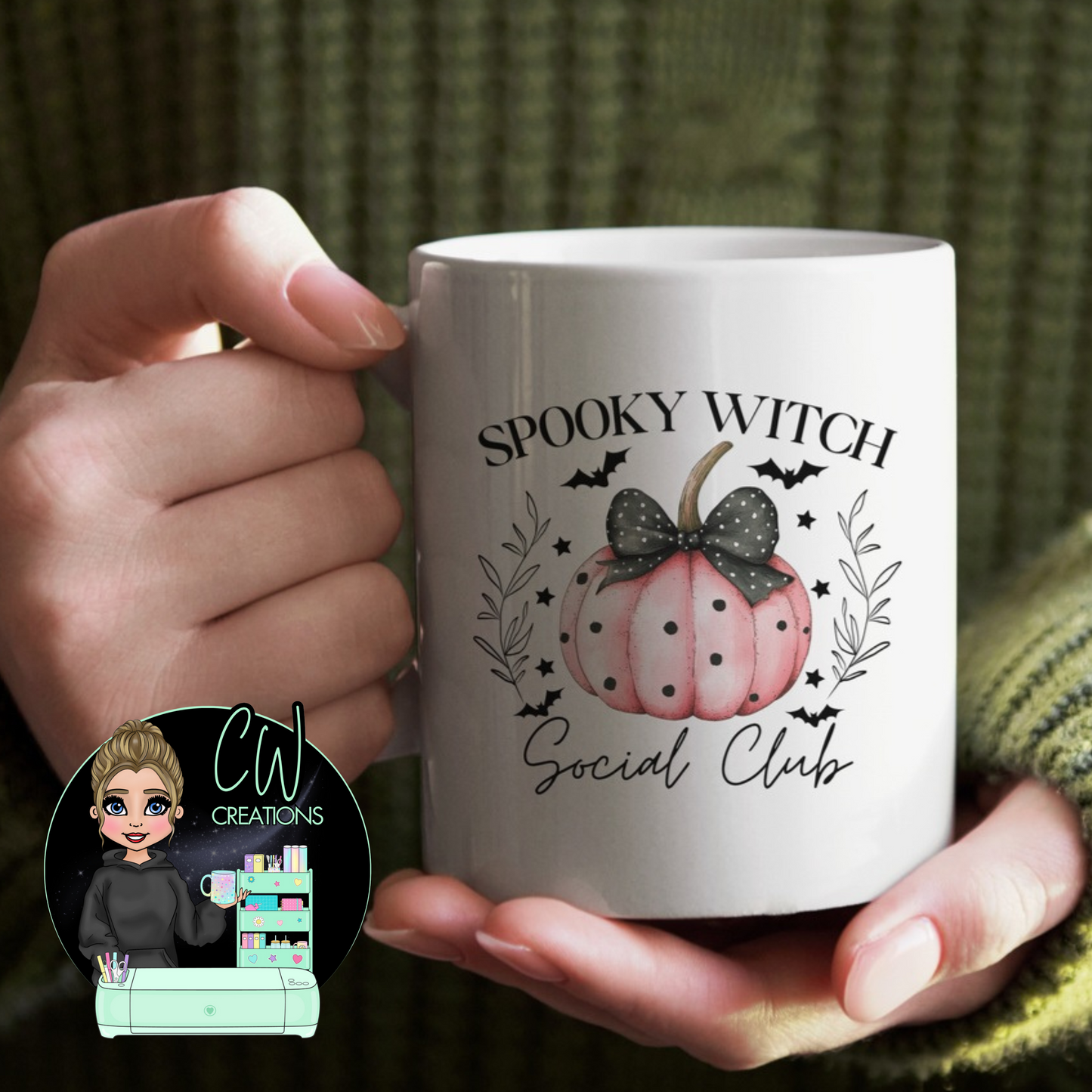 Spooky Witch Social Club Halloween Mug