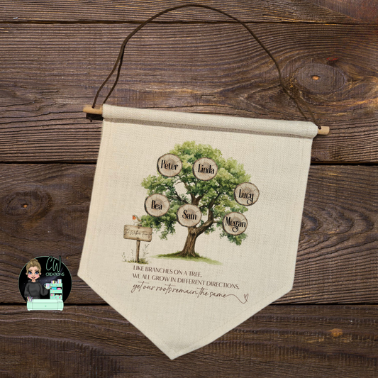 Family Tree Wall Pendant